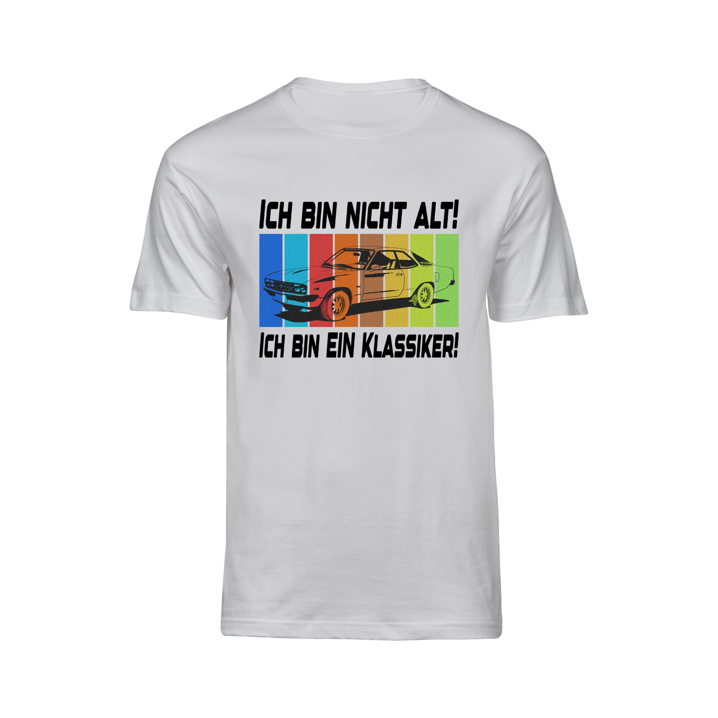 Unisex T-Shirt kurzarm  | Ich bin nicht alt, ich bin ein Klassiker | Opel Manta